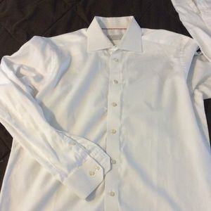 Elton button under collar shirt